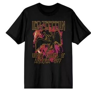 LED ZEPPELIN USA 1977 Men's Short Sleeve T-Shirt